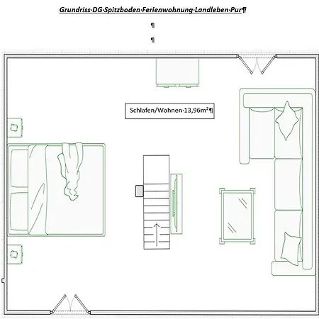 Ferienhaeuschen Landleben Pur Apartment *