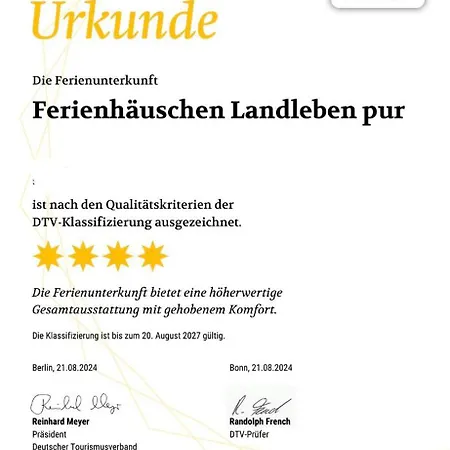 Apartment Ferienhaeuschen Landleben Pur *